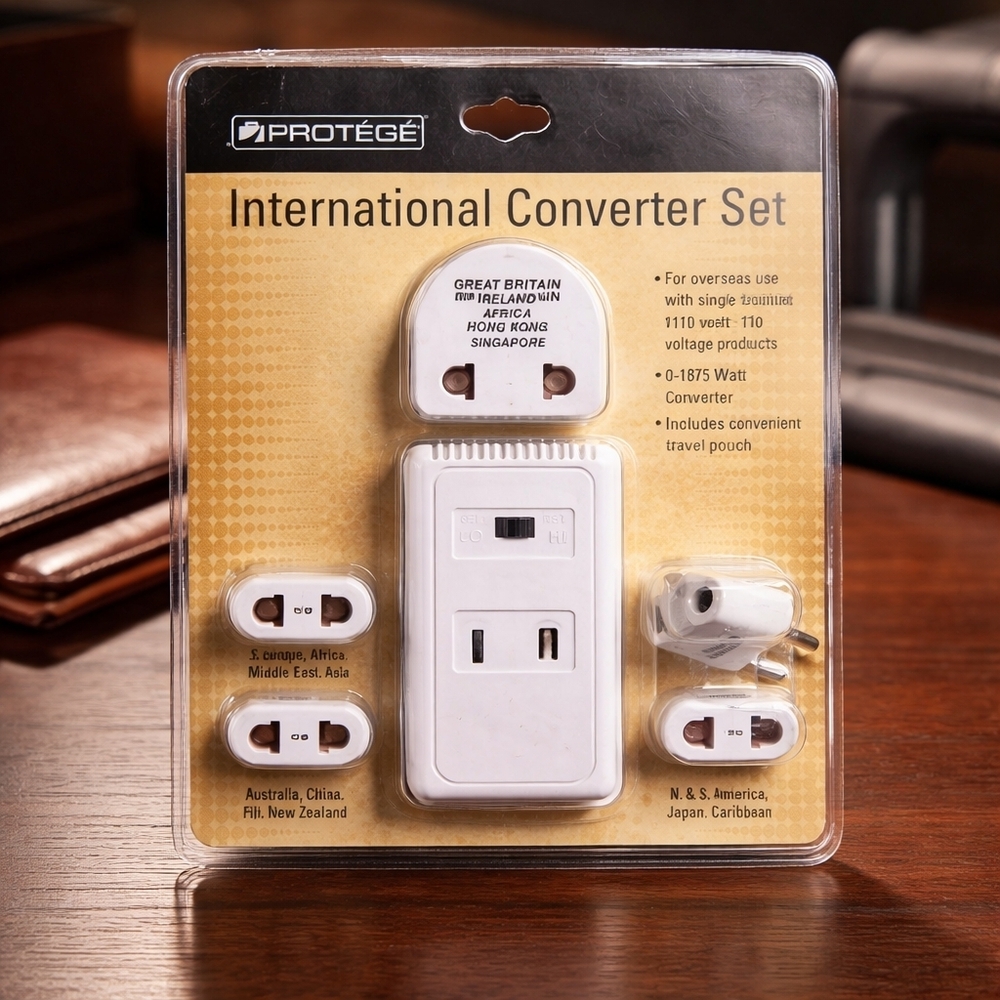 White International Converter Set - Universal Travel Adapter